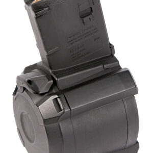Magpul MAG576-BLK PMAG GEN M3 60rd Drum 223 Rem/5.56x45mm NATO Fits AR-15/M16/M4 Black Polymer