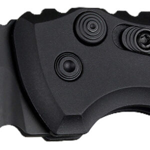 Hogue 24106 A01  2.75" Folding Wharncliffe Plain Black Cerakote 154CM SS Blade/Matte Black Aluminum Handle
