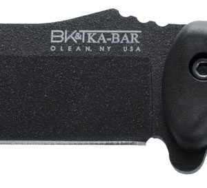 Ka-Bar BK7 Becker Combat Utility 7" Fixed Clip Point Plain Black 1095 Cro-Van Blade, Black Ultramid Handle, Includes Sheath