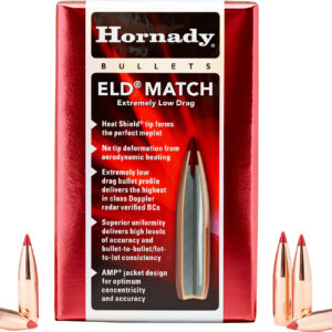 Hornady 263311   6.5mm .264 140gr Extremely Low Drag-Match 500 Per Box/6 Case