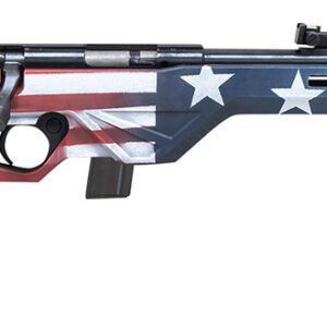 Citadel CIT22LRBLTUSA Trakr  22 LR 10+1 18" Blued Steel Barrel & Receiver, American Flag Synthetic Stock