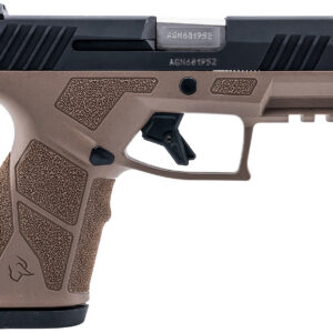Taurus 1-GX2931B GX2  9mm 13+1 3.37" Matte Stainless Steel Barrel, Matte Black Serrated Stainless Steel Slide, Brown Polymer Frame w/Picatinny Rail, Polymer Grip