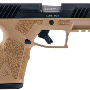 Taurus 1-GX2931T-10 GX2  9mm 10+1 3.37" Matte Stainless Steel Barrel, Matte Black Serrated Stainless Steel Slide, Tan Polymer Frame w/Picatinny Rail, Polymer Grip