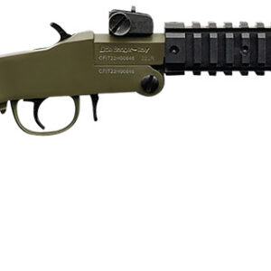 Chiappa Firearms 500266 Little Badger  22 LR 1rd, 16.50" OD Green Metal Finish & Underfolding Stock, Adjustable Sights, Right Hand