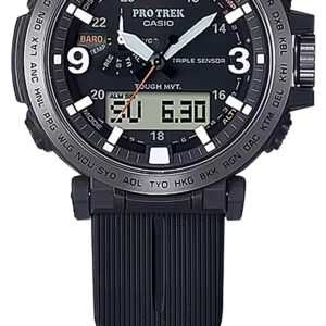 G-shock/vlc Distribution PRW6611Y1A Casio Pro Trek Black Size 145-215mm Features Digital Compass