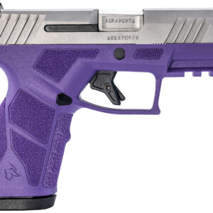 Taurus 1-GX2939DP GX2  9mm 13+1 3.37" Matte Stainless Steel Barrel, Matte Serrated Stainless Steel Slide, Dark Purple Polymer Frame w/Picatinny Rail, Polymer Grip