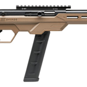 Savage Arms 45125 64 Precision 22 LR Caliber with 20+1 Capacity, 16.50" Threaded Barrel, Matte Black Metal Finish & Chassis Flat Dark Earth Synthetic Stock Right Hand (Full Size)