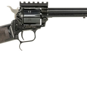 Heritage Mfg BR226B16-PIC Rough Rider Tactical Rancher Full Size 22 LR 6rd 16.12" Black Alloy Steel Barrel, Black Oxide Aluminum Receiver, Black Walnut Fixed Stock, Right Hand