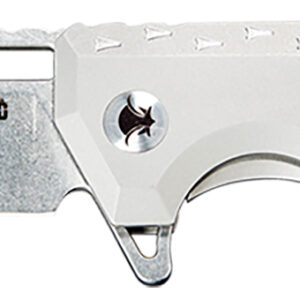 Southern Grind SG0903001101 Penguin  3.50" Folding Drop Point Plain Stonewashed CPM S90V Blade, Silver Titanium Handle