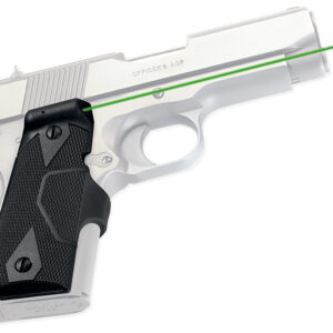 Crimson Trace 0141101 LG-404G Front Activation Green Lasergrips  Black 1911 Compact