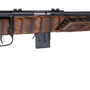Savage Arms 91937 93 Minimalist Full Size 22 WMR 10+1 18" Matte Black Threaded Barrel, Matte Black Drilled & Tapped Carbon Steel Receiver, Natural Brown Boyd's Minimalist Laminate Stock, Right Hand