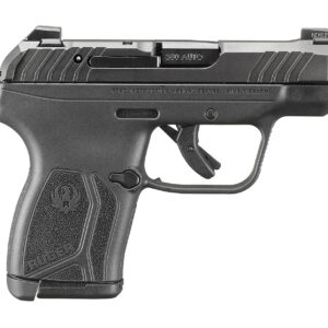 Ruger 13716 LCP Max Compact Frame 380 ACP 10+1 2.80" Black Oxide Alloy Steel Barrel, Black Oxide Serrated Steel Slide Black Polymer Frame Black Nylon Grip, Magazine, Mag Loader, Holster