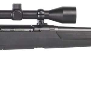 Savage Arms 57259 Axis XP Full Size 6.5 Creedmoor 4+1 22" Matte Black Button-Rifled Barrel, Matte Black Drilled & Tapped Steel Receiver, Matte Black Fixed Synthetic Stock, Weaver Scope 3-9x40mm