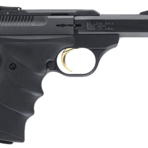 Browning 051408490 Buck Mark Standard Micro *CA Compliant 22 LR 10+1 4" Slab Side Barrel, Matte Black Serrated Steel Slide & Aluminum Frame, Black Overmolded Grips