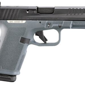 Ruger 19401 RXM  9mm 10+1 4" Black FNC Nitride Alloy Steel Barrel, Black FNC Nitride Optic Ready/Serrated Alloy Steel Slide, Stealth Gray Polymer Frame w/Accessory Rail, Textured Grip