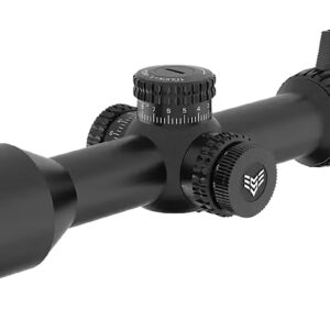 Swampfox Optics KTK21244-4M Kentucky  Black 2-12x44mm 30mm Tube Sharpshooter MOA Reticle