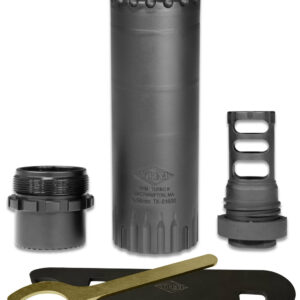 YHM TURBO K-RB 5.56MM SUPPRESSOR W/MUZZLE BRAK