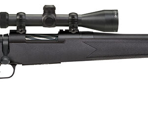Mossberg 27867 Patriot Super Bantam 308 Win Caliber with 5+1 Capacity, 20" Fluted Barrel, Matte Blued Metal Finish & Black Synthetic Stock Right Hand (Youth) Includes 3-9x40mm Scope