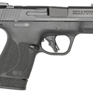 Smith & Wesson 13536 M&P Shield Plus Micro-Compact Frame 9mm Luger 10+1/13+1, 3.10" Black Armornite Steel Barrel & Optic Cut/Serrated Stainless Steel Slide, Matte Black Polymer Frame, Thumb Safety