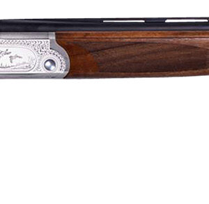 ATI GKOF28SV Cavalry SX 28 Gauge 3" 2rd 26" Blued O/U Barrel, Silver Engraved Rec, Oiled Turkish Walnut Stock, 5 Chokes