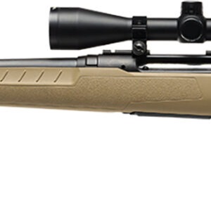 Savage Arms 32201 Axis 2 XP Combo 25-06 Rem 4+1 22" Black Sporter Barrel, Black Drilled & Tapped Steel Receiver, Fixed Flat Dark Earth Synthetic Stock, Left Hand, Boresighted 3-9x40