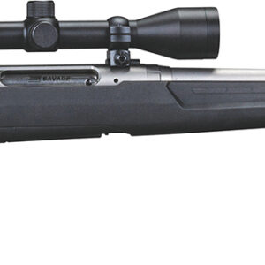 Savage Arms 57289 Axis XP 6.5 Creedmoor 4+1 22", Matte Stainless Barrel/Rec, Black Synthetic Stock, Includes Weaver 3-9x40mm Scope