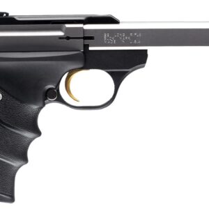 Browning 051409490 Buck Mark Standard *CA Compliant 22 LR 10+1 5.50" Slab Side Barrel, Stainless Serrated SS Slide, Matte Black Aluminum Frame, Finger Grooved Black Ultragrip RX Grip