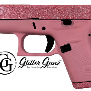 GLOCK 42 380ACP 3.25 BUBBLE GUM GLITTER GUN