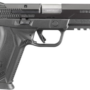Ruger 8605 American Pro Duty Frame 9mm Luger 17+1 4.20" Stainless Steel Barrel, Black Nitride Serrated Stainless Steel Slide, Black Polymer Frame w/Picatinny Rail, Textured Wraparound Grip, Right Hand