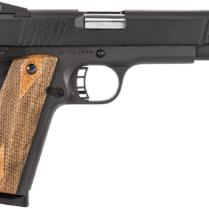 Citadel CIT45FSP M1911 Government Full Size Frame 45 ACP 8+1 5" Stainless Steel Barrel, Black Serrated Steel Slide, Black Cerakote Steel Frame w/Beavertail, Wood Grip, Ambidextrous