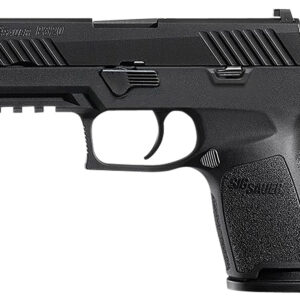 Sig Sauer 320C9BSSMSMA P320 *MA Compliant Compact 9mm Luger 10+1 3.90" Black Carbon Steel Barrel Black Nitron Serrated Slide Black Stainless Steel Frame w/Picatinny Rail Black Polymer Grips Right Hand