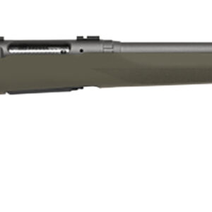 Savage Arms 58041 110 Trail Hunter 7mm Rem Mag 3+1 24" Threaded/Medium Heavy Profile, Tungsten Gray Cerakote Barrel/Rec, OD Green Hogue Overmold Stock, Adj. AccuTrigger, Weaver Base