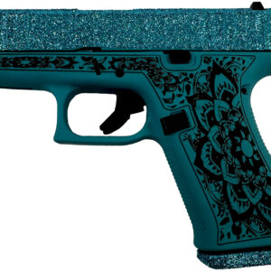 GLOCK 43X 9MM GLITTER GUNZ MANDALA