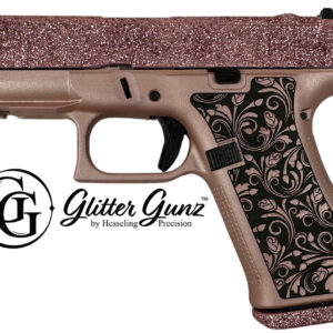 GLOCK 43X MOS 9MM 3.41 GLITTER GUNZ ROSE GOLD