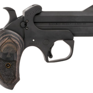 Bond Arms BABJ Black Jack  45 Colt (LC) 410 Gauge 2rd Shot 3.50" Black Black Steel Frame Black Ash Grips Features Silver Spade Above Hinge