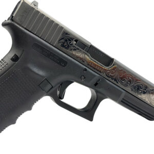 17 GEN 4 9mm 4.5" 17rd TALO Black DLC Engraved