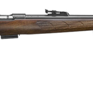 CZ-USA 02301 CZ 457 Lux 22 LR Caliber with 5+1 Capacity, 24" Barrel, Black Nitride Metal Finish & Turkish Walnut Stock Right Hand (Full Size)