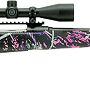 Savage Arms 57336 110 Apex Hunter XP 243 Win 4+1 22", Matte Black Metal, Muddy Girl Synthetic Stock, Vortex Crossfire II 3-9x40mm Scope