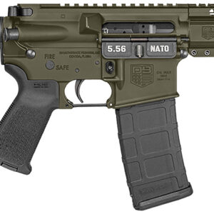 Diamondback DB1913K101 DB15  5.56 NATO 30+1 7" Black Nitride Heavy Threaded Barrel, OD Green Cerakote Picatinny Rail Aluminum Receiver, 6" M-LOK Handguard, SB Tactical Brace & Black Magpul MOE Grip
