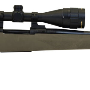 Howa HGP265PRCG M1500 Gamepro Gen2 6.5 PRC 3+1 24" Threaded Barrel, Blued Metal Finish, Green Fixed Hogue Pillar-Bedded Overmolded Stock, Includes GamePro 4-12x40mm Scope