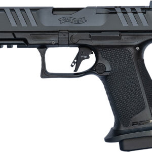 Walther Arms 4796065 PDP F-Series Pro 9mm Luger 10+1 4" Black Steel Barrel, Black Serrated/Optic Ready Steel Slide, Black Polymer Frame w/Picatinny Rail, Medium Backstrap Grip