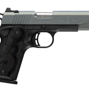 Browning 051992492 1911-380 Black Label Full Size Frame 380 ACP 8+1 4.25" Matte Stainless Steel Barrel, Northern Lights Cerakote Serrated Steel Slide, Matte Black Polymer Frame w/Beavertail