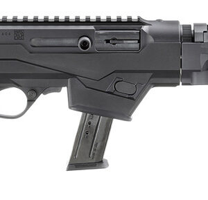 RUG PC CARBINE 9MM 16 FOLDING STOCK BLK 17RD