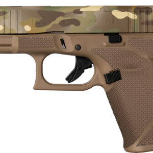 Glock PA195S204MOSNMCFDE G19 Gen5 MOS Compact Frame 9mm Luger 15+1 4.02" GMB Barrel, MOS Cut/Serrated Steel Slide, FDE Camo Polymer Frame w/Picatinny Rail, Ambidextrous