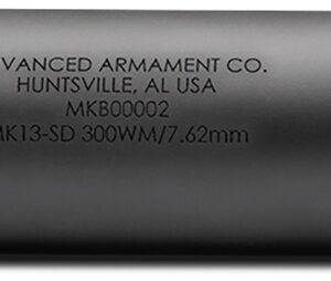 ADVANCED ARMAMENT COMPANY 65016 MK13-SD  30 Cal Rated Up To 300 Win Mag, Black Titanium, 90T Taper Mount