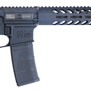 HM Defense HM15FMB556L Defender M5L  5.56x45mm NATO Caliber with 16" Barrel, 30+1 Capacity, Black Hard Coat Anodized Metal Finish, Black Mil-Spec HM Stock & Enhanced Polymer Grip Right Hand