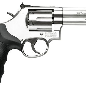Smith & Wesson 164222 Model 686  357 Mag or 38 S&W Spl +P Stainless Steel 4.12" Barrel, 6 Shot, Satin Stainless Steel L-Frame, Red Ramp Front/White Outline Rear Sights Internal Lock