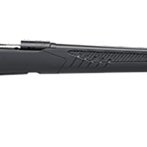 Savage Arms 57035 110 Long Range Hunter Full Size 7mm Rem 3+1 26" Matte Black Threaded Barrel, Matte Black Drilled & Tapped Carbon Steel Receiver, Adj AccuStock Matte Gray Synthetic Stock, Right Hand