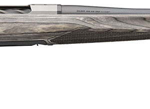 Browning 036092226 X-Bolt 2 Hunter Full Size 30-06 Springfield 4+1 22" Matte Blued Threaded Sporter Barrel, Drilled & Tapped Stainless Steel Receiver, Fixed Gray Laminate Stock, Radial Muzzle Brake