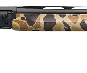 Browning 011431204 Silver Field 12 Gauge 28" 3.5" 4+1, Alloy Receiver With Black/Charcoal Bi-Tone Finish, Vintage Tan Camo Synthetic Stock With Textured Gripping Surface